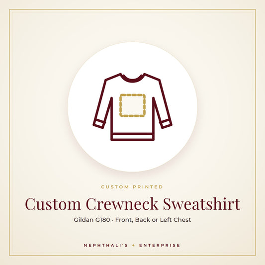 Custom Crewneck Sweatshirt (Gildan G180)