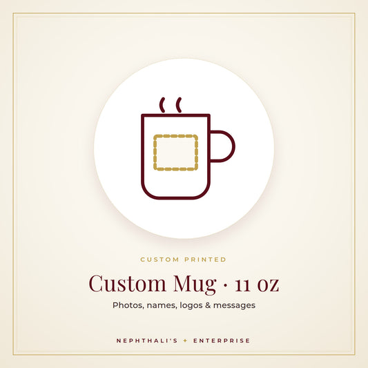 Custom Sublimation Mug, 11 oz