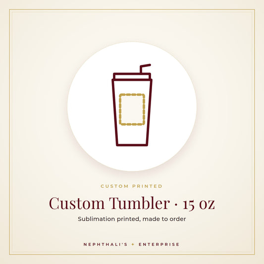 Custom Tumbler, 15 oz