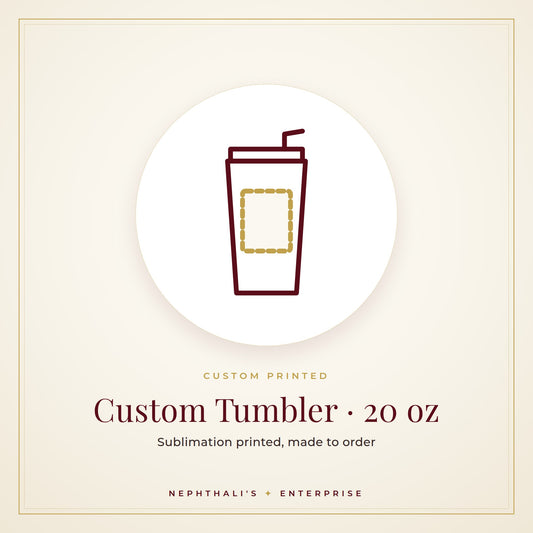 Custom Tumbler, 20 oz