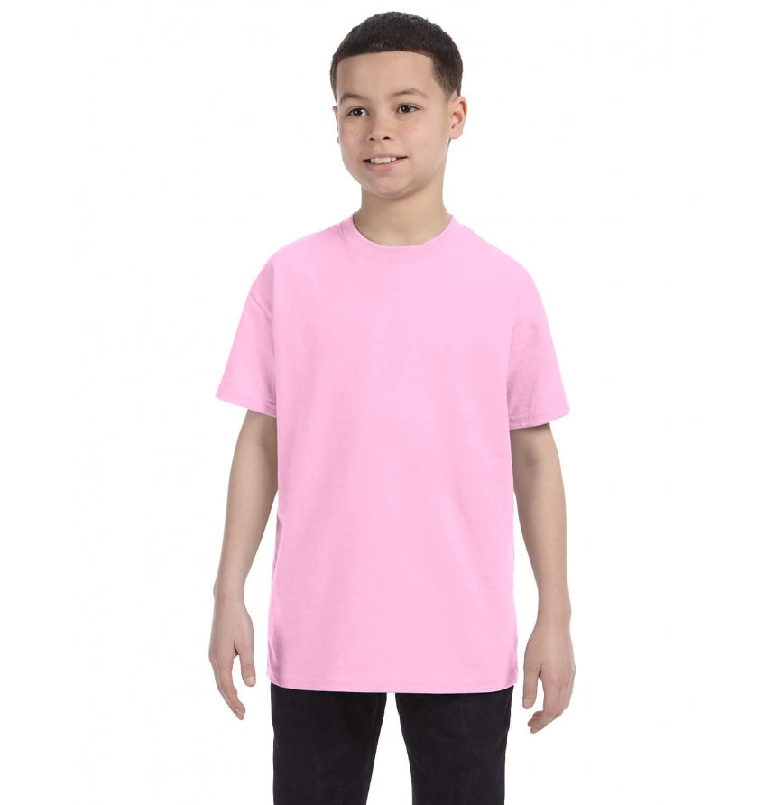 Gildan G500B youth t-shirt in Light Pink