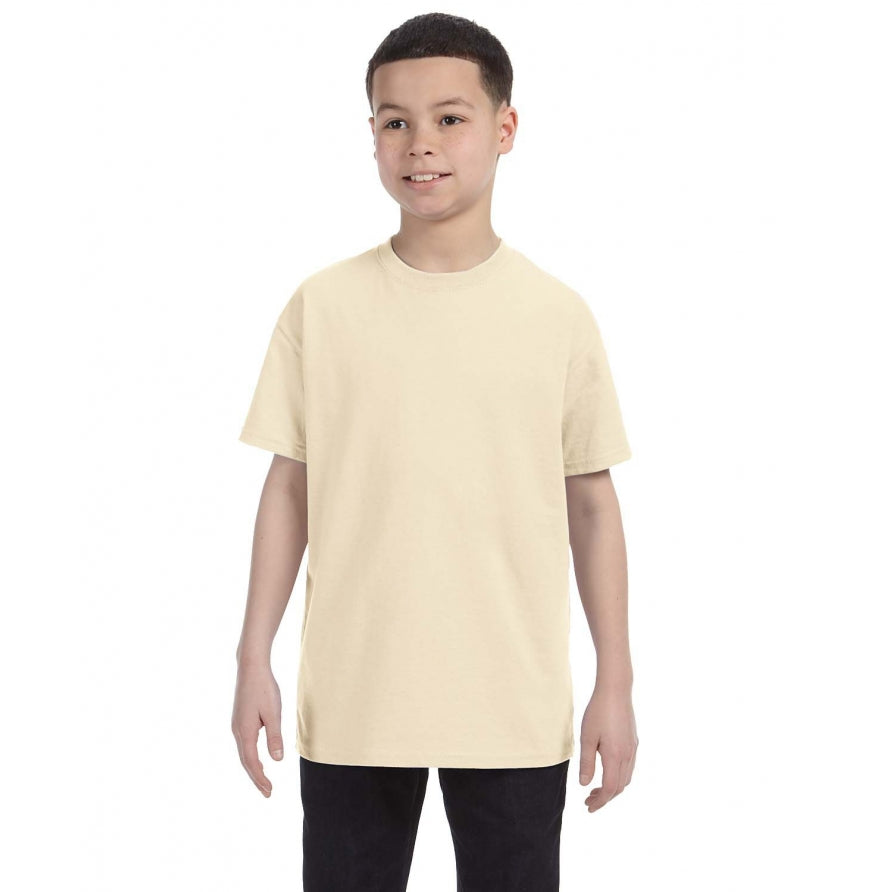 Gildan G500B youth t-shirt in Natural
