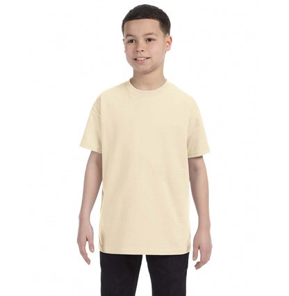 Gildan G500B youth t-shirt in Natural