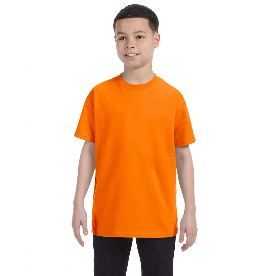Gildan G500B youth t-shirt in Tennessee Orange