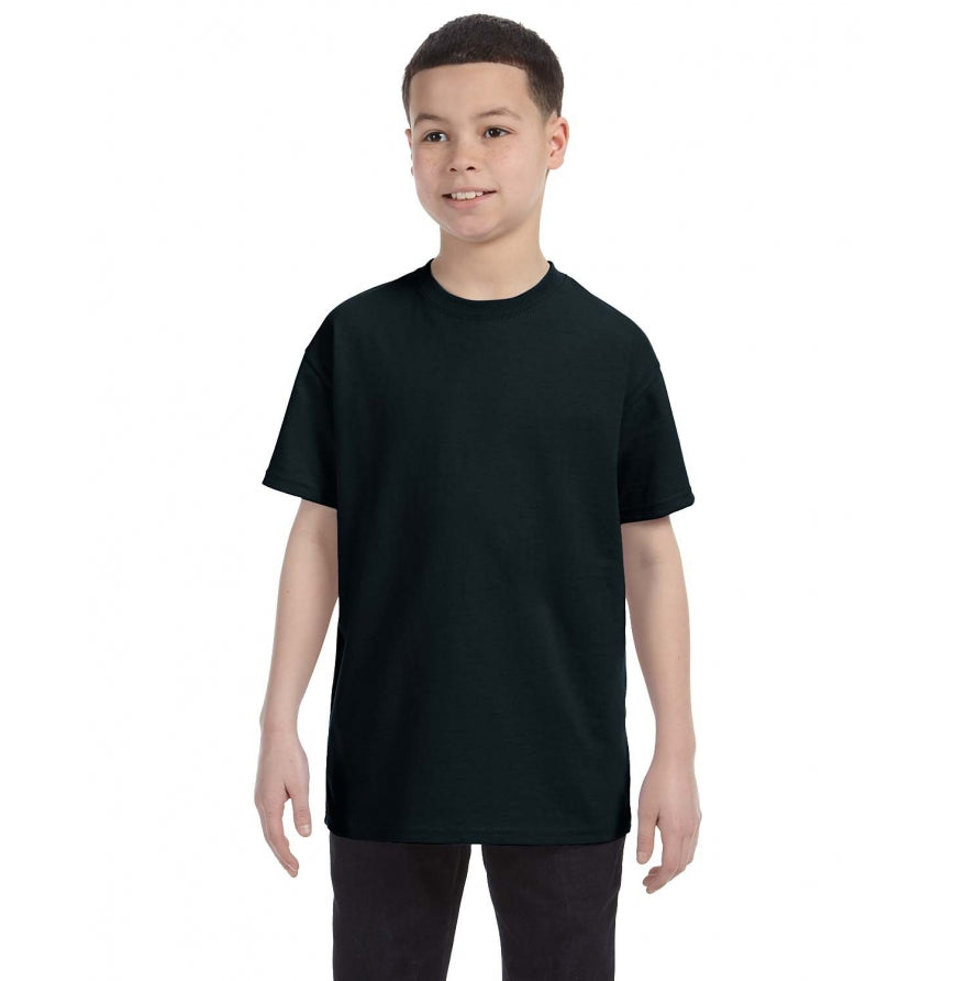 Gildan G500B youth t-shirt in Black