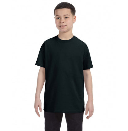 Gildan G500B youth t-shirt in Black