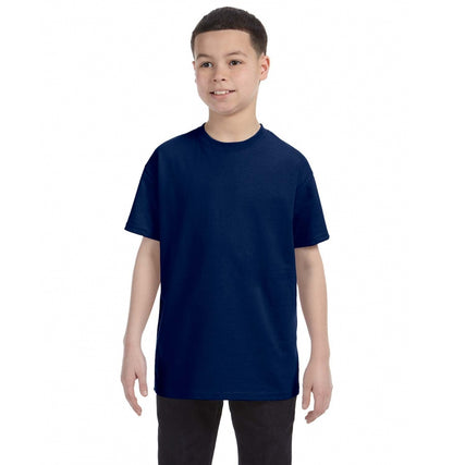 Gildan G500B youth t-shirt in Navy