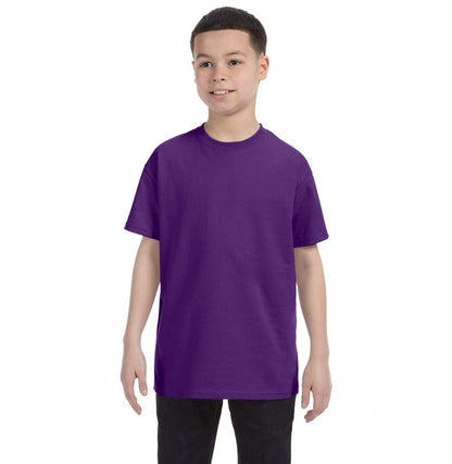 Gildan G500B youth t-shirt in Purple