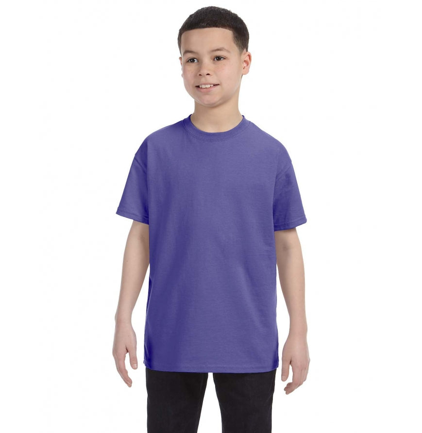 Gildan G500B youth t-shirt in Violet