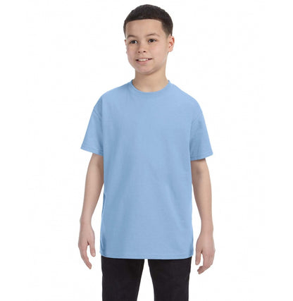 Gildan G500B youth t-shirt in Light Blue