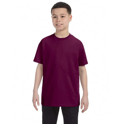 Gildan G500B youth t-shirt in Maroon
