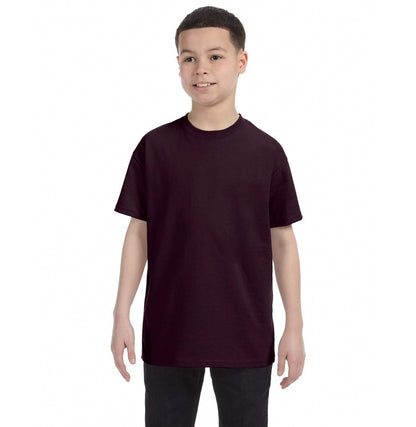 Gildan G500B youth t-shirt in Dark Chocolate
