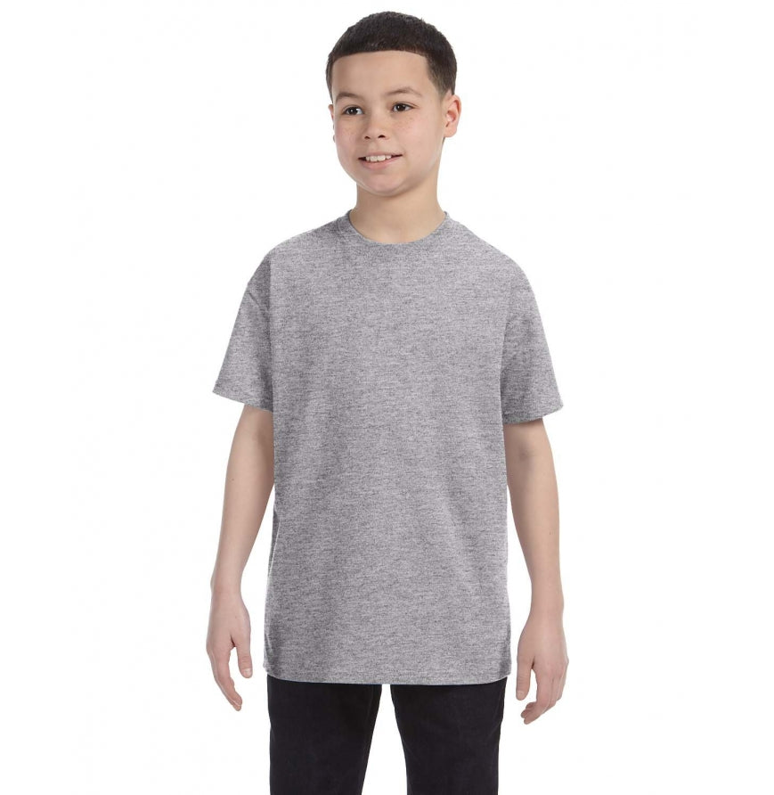 Gildan G500B youth t-shirt in Sport Grey