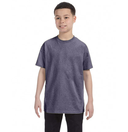 Gildan G500B youth t-shirt in Graphite Heather