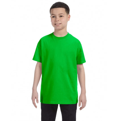 Gildan G500B youth t-shirt in Electric Green