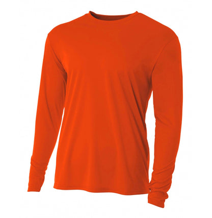 A4 cooling long-sleeve in Athletic Orange