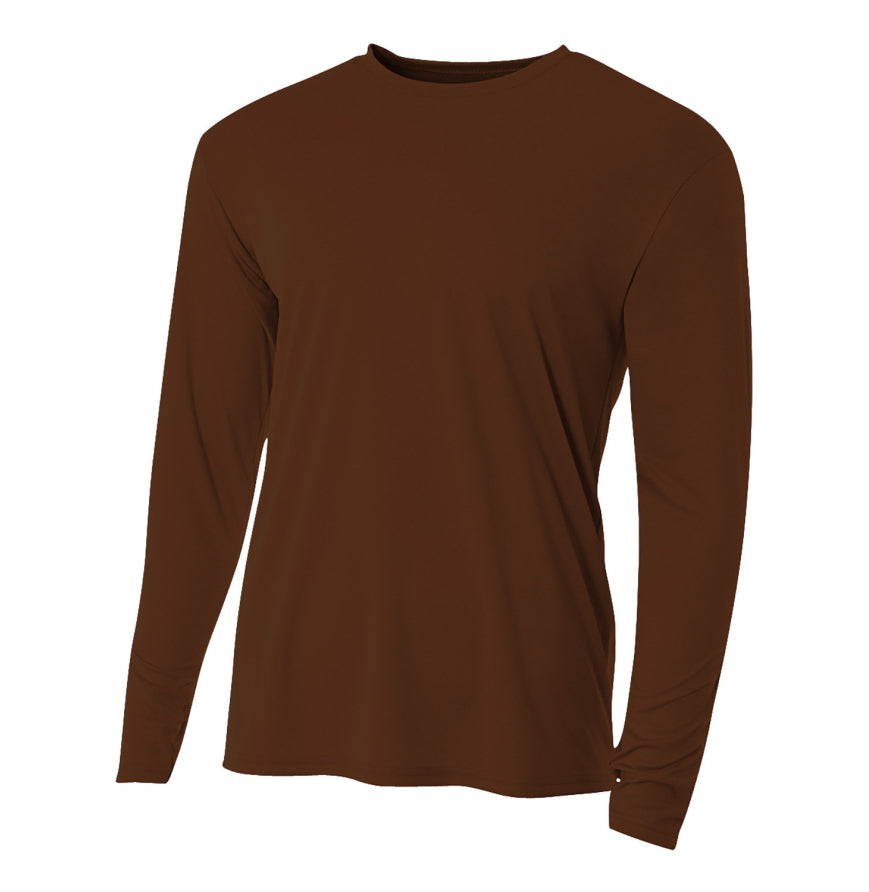 A4 cooling long-sleeve in BROWN