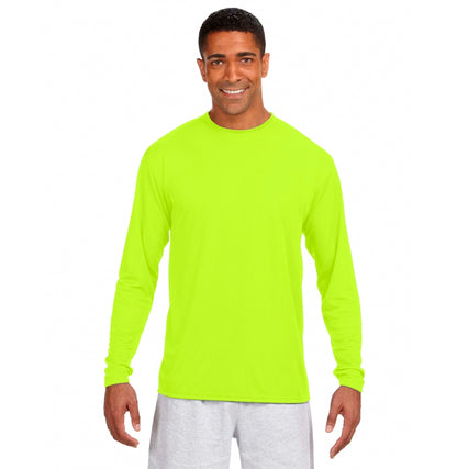A4 cooling long-sleeve in Safety Yellow