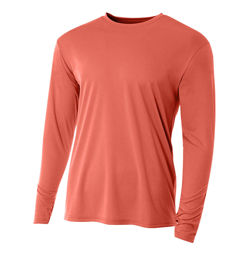 A4 cooling long-sleeve in CORAL