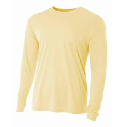 A4 cooling long-sleeve in LIGHT YELLOW
