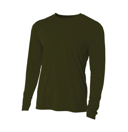 A4 cooling long-sleeve in MILITARY GREEN