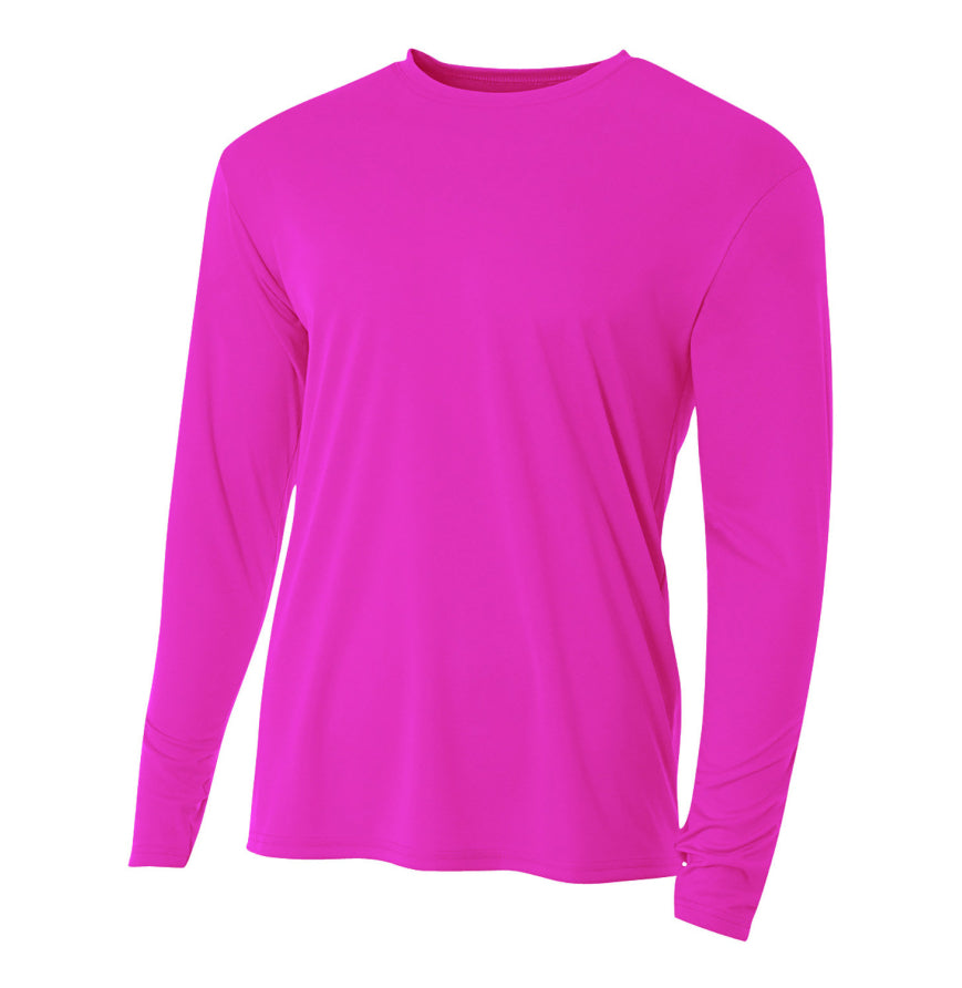 A4 cooling long-sleeve in FUCHSIA