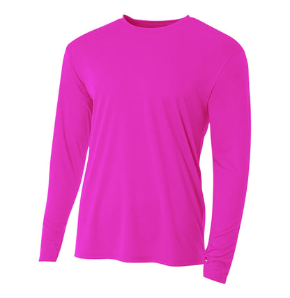 A4 cooling long-sleeve in FUCHSIA